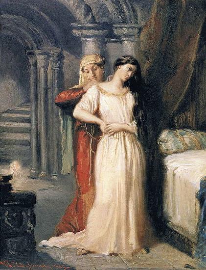 Theodore Chasseriau Le Coucher de Desdemone Spain oil painting art